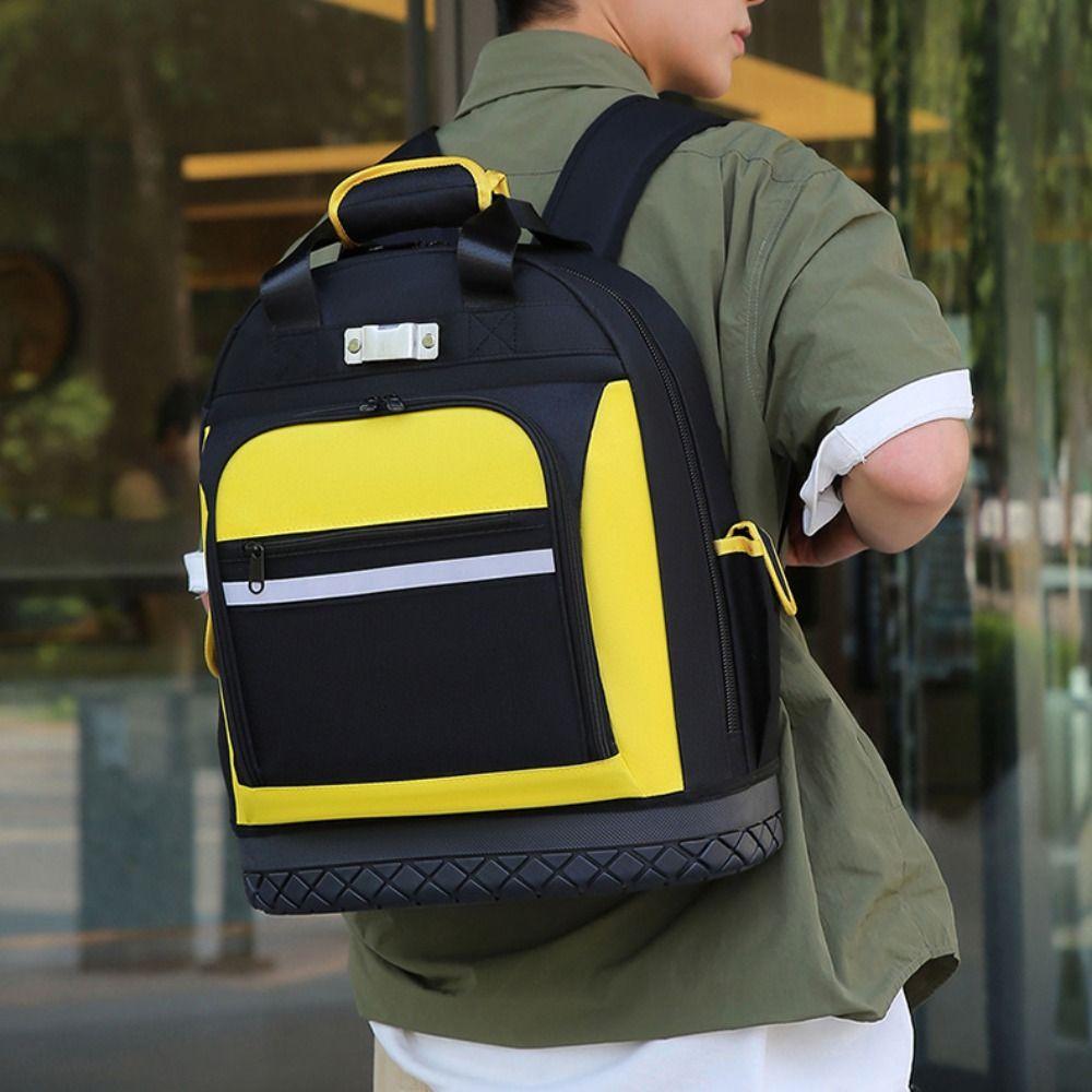 Waterproof Tool Backpack Thickened Toolkit New Electrician Tool Bag