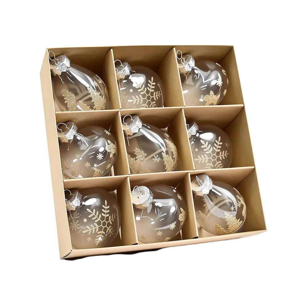 Рождественские украшения Прозрачный рождественский шар Подвесной декор для елки