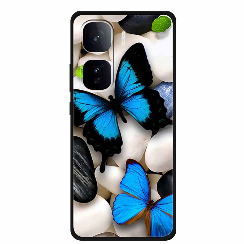 Чехол для телефона Vivo iQOO Neo 10 Pro Задняя крышка Черный Силикон Мягкий ТПУ Чехол Для Vivo iQOO Neo 10 Plus Pro Чехол 10Pro Funda