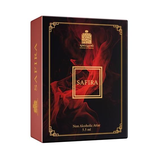 Adilqadri Safira Attar для мужчин и женщин | Безалкогольный | Стойкий аттар(5.5мл)