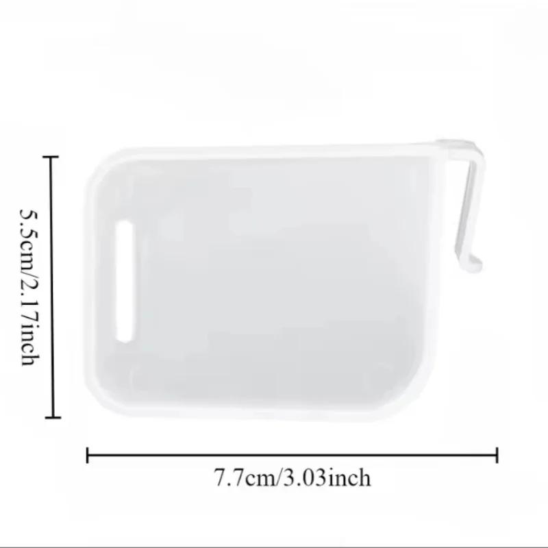 8pcs Refrigerator Side Door Sorting Partition Card Buckle Kitchen Bedroom Storage Storage Sorting Box Space Division