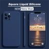 Роскошный противоударный чехол из жидкого силикона для iPhone 11 12 13 14 15 Pro Max7 8 iphone 15 X XS XR Max Mini Задняя мягкая крышка Funda
