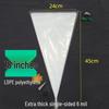 Food Grade Thickened Disposable Piping Bags for Icing, Cake Decorating, and Baby Food