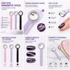 New Circular Cat Eye Nail Art Black Hole Magnet Strong Nail Art Gel Polish Guide Tool DIY Magnetic Nail Helper Manicure Design