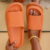Thick Platform Cloud Slippers Women Comfort Soft Sole Eva Home Slides Non Slip Bathroom Shoes Woman  Summer Beach Flip Flops
