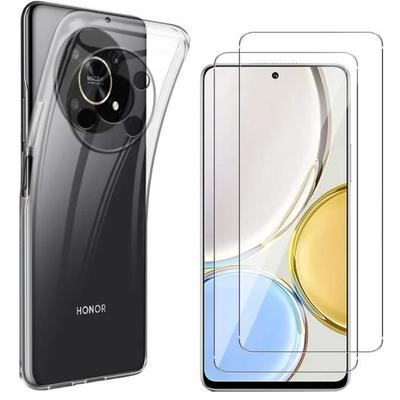Чехол для Honor Magic 4 Lite 5G и 2 Закаленных стекла Защитная пленка для экрана Phonillico®