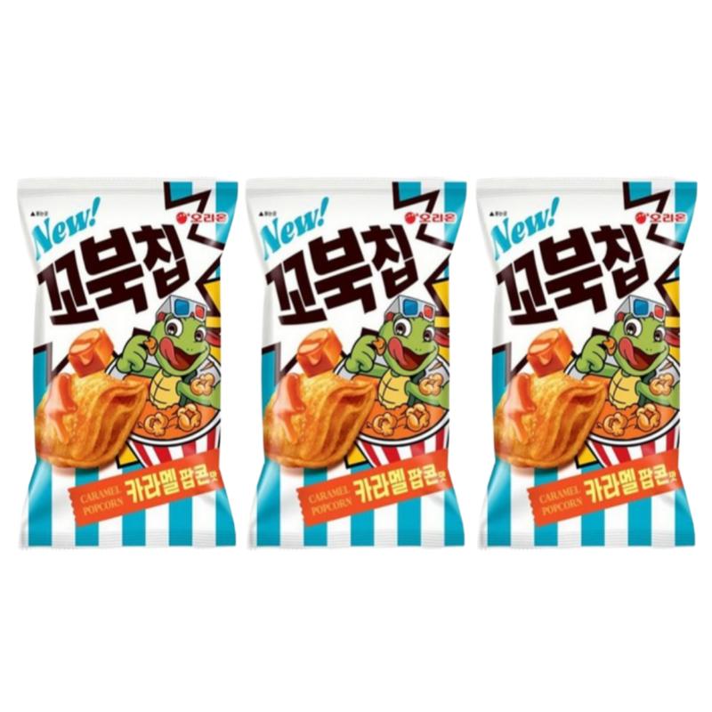 Kkobuk Chip Карамельный попкорн, 108г (3 варианта)