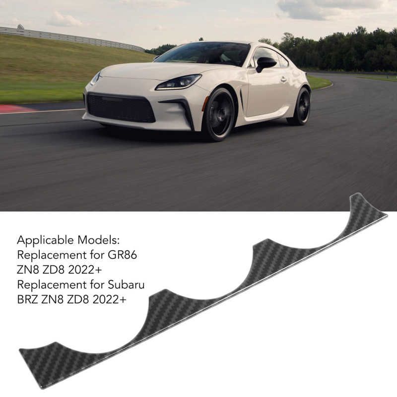Автомобильная ручка кондиционера, панель, рама, отделка, карбоновый узор, гладкая поверхность, замена для Subaru BRZ ZN8 ZD8