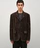 INSILENCE Suede Blazer Brown