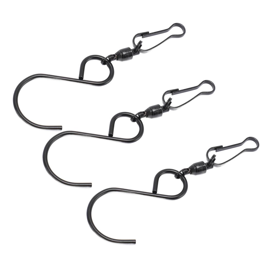 20pcs Wind Spinner S Hook Clips 360 Degree Rotation 304 Stainless Steel Dual Clip Wind Spinners