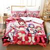 3D Anime Chieri Ogata Bedding Set Duvet Cover Bed Set Quilt Cover Pillowcase Comforter King Queen Size Boys Adult Bedding Set
