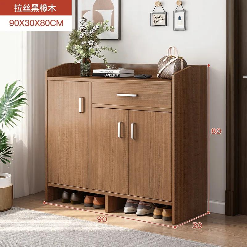 Многоуровневая простая деревянная полка для обуви, вертикальный органайзер для хранения, шкаф, прихожая, полка для обуви, минималистская мебель