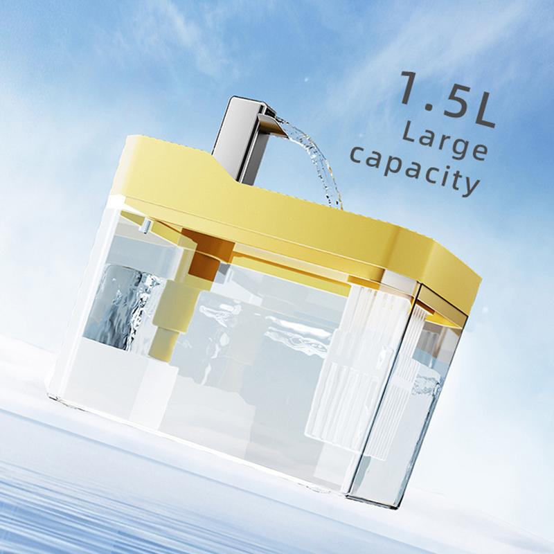 Высококачественный прозрачный диспенсер для воды для кошек, подключаемый автоматический диспенсер для воды с циркуляционным потоком, диспенсер для воды для домашних животных