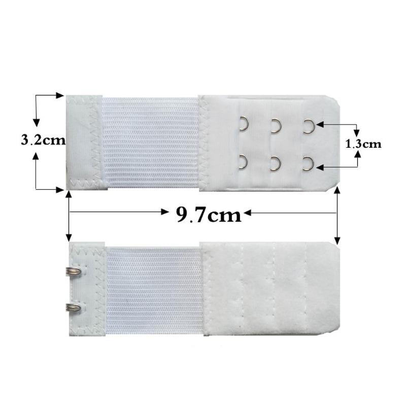1PC/ Newly Women Bra Extender 3 Rows 2 Hooks Elastic Adjustable Lengthen Clasp for Underwear