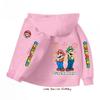 Spring Autumn Hoodie Zip Up Game Pattern Mario Children Hoodie Kids Boy Girl Clothing Pullover Cartoon Printed Top Sweatshirt
