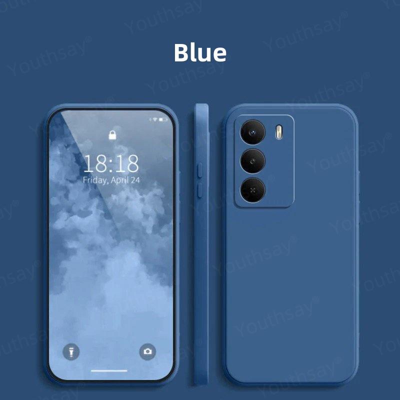 Чехол-бампер для Realme C71, оригинальный, из жидкого силикона и мягкого ТПУ