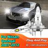 Светодиодная лампа для фар Canbus 30000 лм 6000K CSP Белая беспроводная для Nissan Qashqai 2007 2008 2009 2010 2011 2012