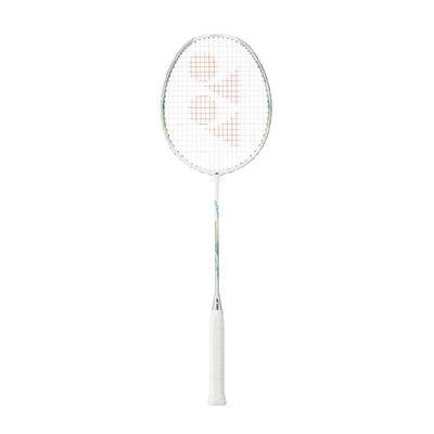 YONEX Ракетка для бадминтона Nanoflare 555, матовая белая, с натянутыми струнами, 4U5,