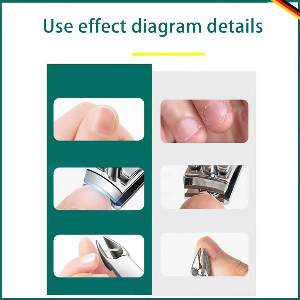 Набор из 16 инструментов для ногтей, педикюрный нож Matcha Green, ножницы для ногтей, щипчики для ушей