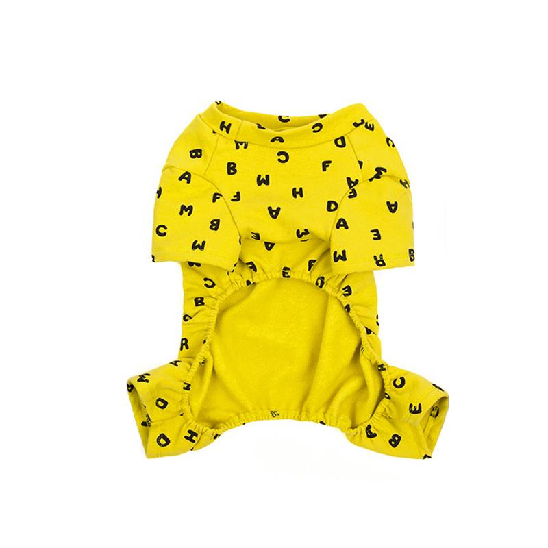 Зимняя теплая пижама для французского бульдога для маленьких собак, хлопковый комбинезон с надписью для щенков, комбинезон для корги, сиба-ину, костюм талисмана