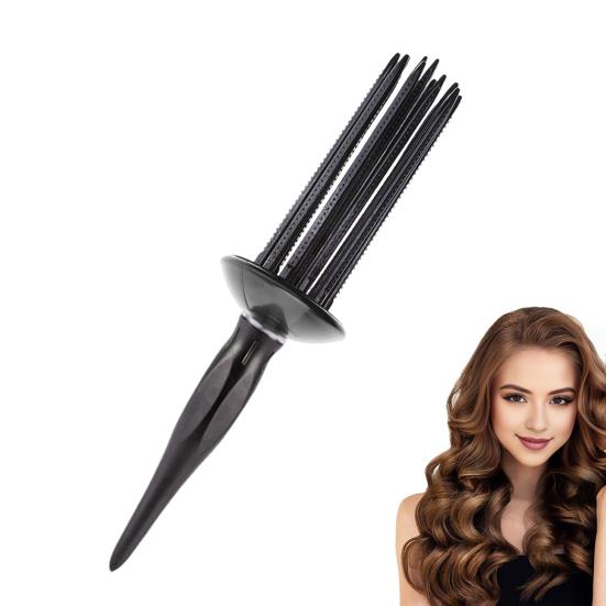 1/2 шт. расческа для завивки волос щетка для объема воздуха пластик предотвращает повреждение волос противоскользящая ручка DIY прическа инструмент для укладки вьющихся волос расческа для завивки волос