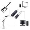 3.5mm To 6.35mm or 6.35mm To 3.5mm Stereo Socket Audio Adapter Headphone Microphone Cable Converter Set for Guitar Piano