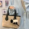Портативная сумка-ведро, женская ретро популярная весенняя сумка-корзина для овощей, плечевая сумка-мессенджер с премиальной текстурой