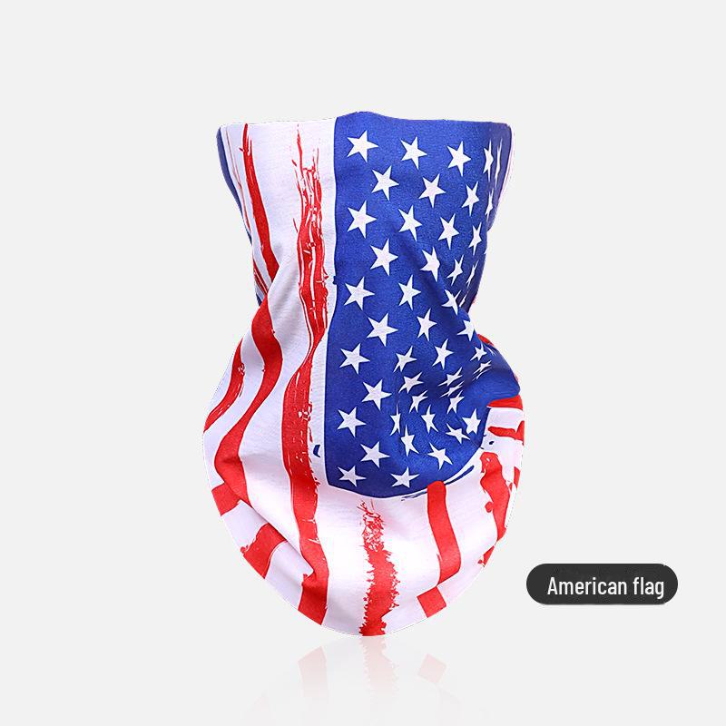 Волшебная бандана из ледяного шелка: Дышащий, быстросохнущий треугольный шарф для велоспорта, рыбалки и альпинизма (XTJ30)