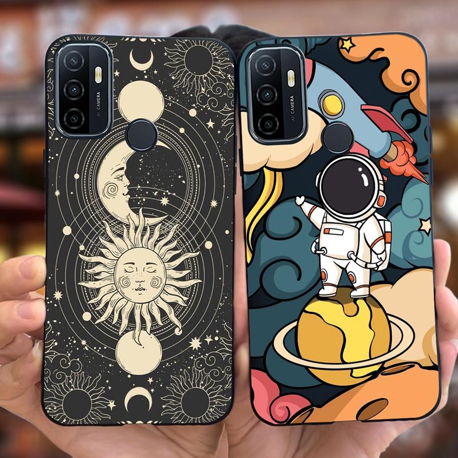 For Oppo A53 A53s Case Cute Fashion Cartoon Painted Cover Soft TPU Phone Case For Oppo A53s A 53 s OppoA53 s Fundas Coque Bumper