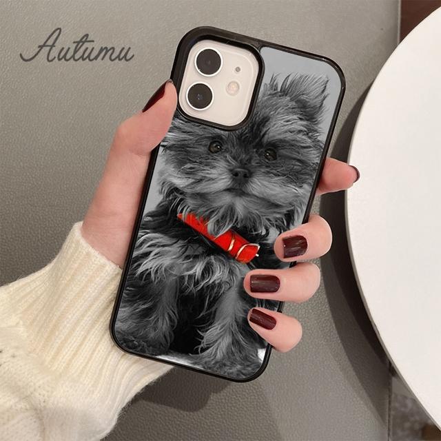 Чехол для телефона со щенком йоркширского терьера для iPhone 11 12 13 14 Pro Max mini X XR XS SE 2020 6S 7 8 Plus Samsung S21 S22