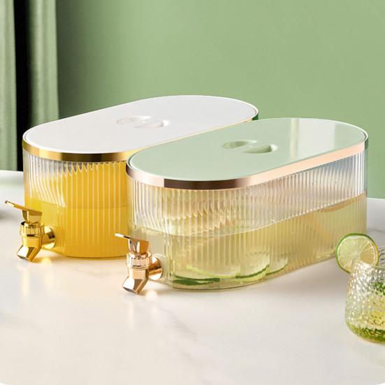 Холодильник 5,3 л, чайник большой емкости с краном, термо- и морозостойкий, герметичный, пищевой, легко очищаемый кувшин для сока для дома