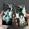 Чехол для мобильного телефона Saya no Uta для Samsung Galaxy S26 S25 S24 S23 S22 S21 S20 Note20 Plus FE Ultra Стеклянная Цветная Крышка Роскошный