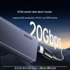 Ugreen Корпус для SSD M.2 NVMe/SATA с двумя протоколами 20 Гбит/с