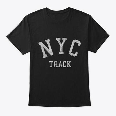Винтажная футболка Nyc Track Сделано в США Размеры от S до 5XL