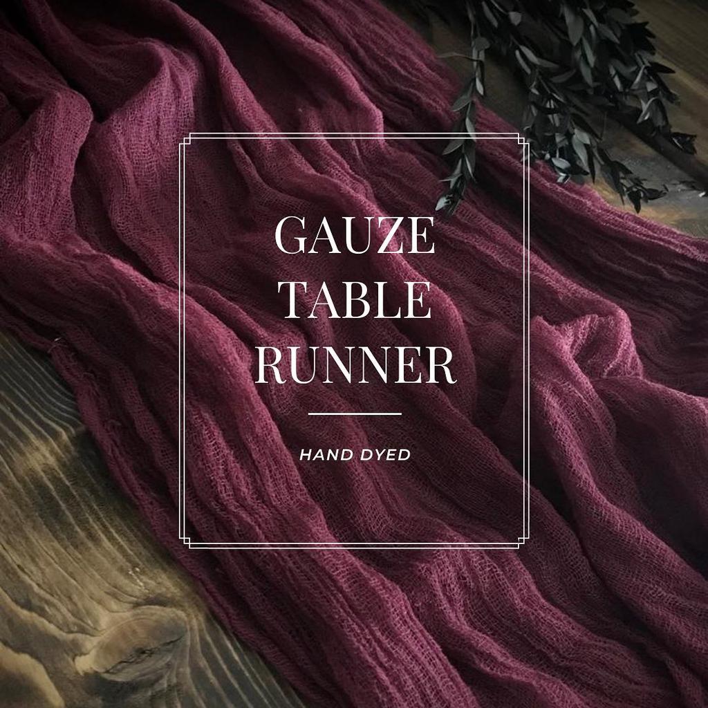 2 шт. марля для сервировки стола, марлевая дорожка для стола, полупрозрачная персонализированная ретро-столовая винтажная свадебная декоративная дорожка для обеденного стола