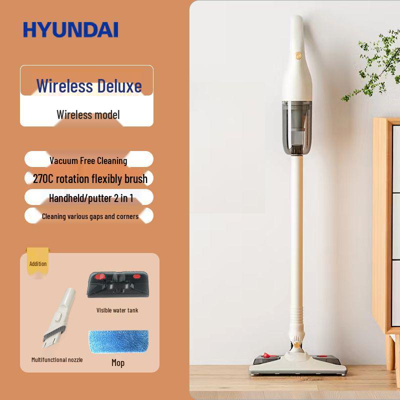 Беспроводной пылесос и швабра «все в одном» с высокой мощностью всасывания для дома - Маленький, ручной, подходит для домашних животных, удалитель пылевых клещей
