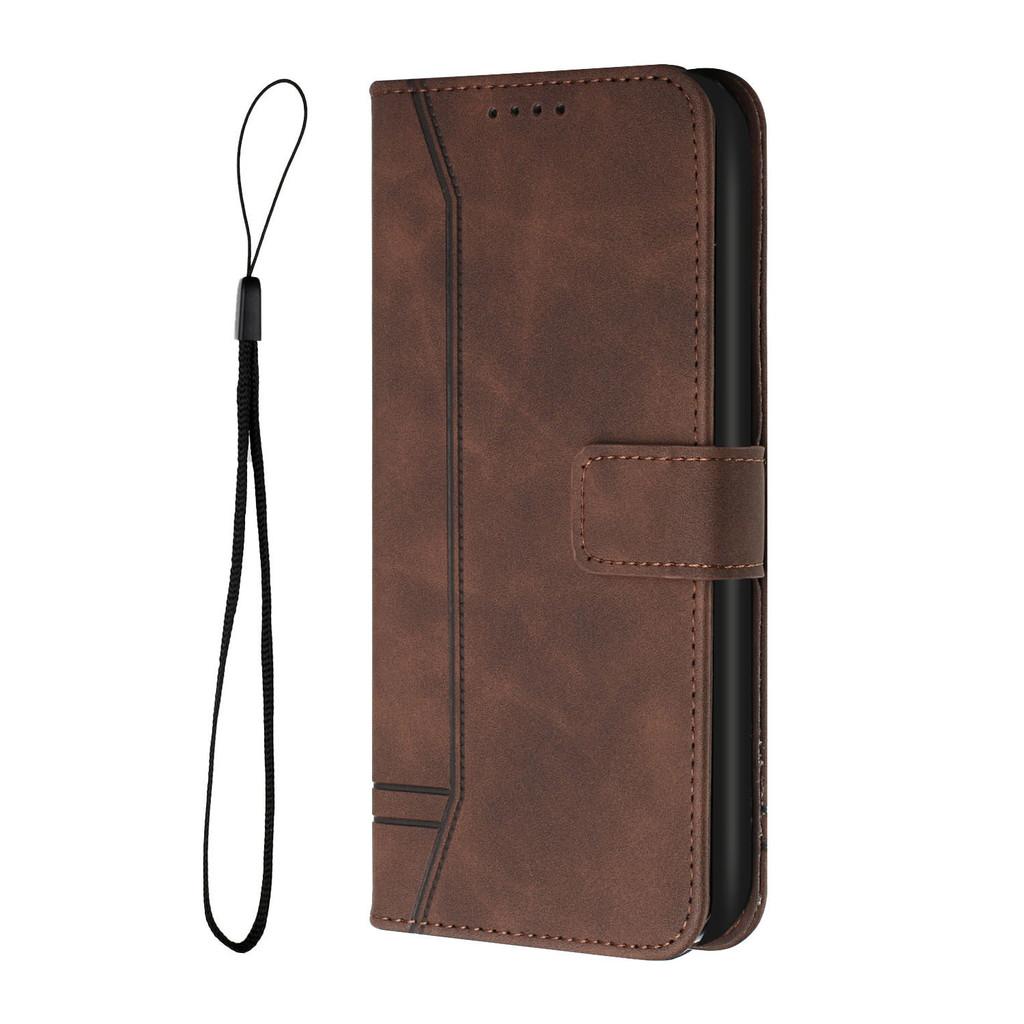 For Samsung Galaxy S8 Leather Phone Case With Card Holder Tpu Pu Business Protective Case With Stand Function