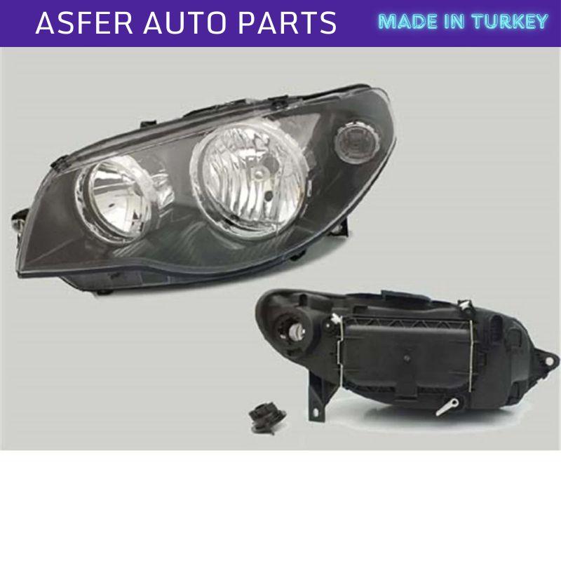 Фара левая боковая черная рамка электрическая для Fiat Albea Palio 2005 после OEM 51773144