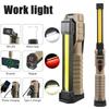 3pcs LED Emergency Floodlight COB Folding Work Lamp Strong Magnet Strong Light Emergency Flashlight Type C Car Service Lamp