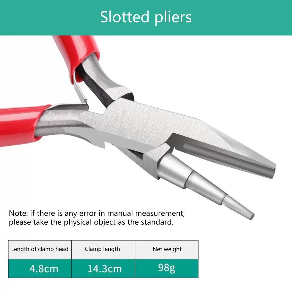 1 шт. Круглогубцы вогнутые Инструменты для гибки проволоки Стальные плоскогубцы Инструменты для формирования петель из проволоки для DIY изготовления ювелирных изделий, хобби-проектов