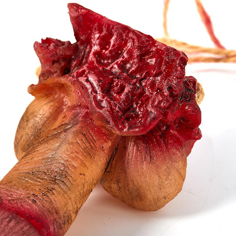 Severed Bloody Fake Scary Penis Cock Dick Halloween Scary Bloody Broken Body Parts Party Ornament Horror Props Organ Decor