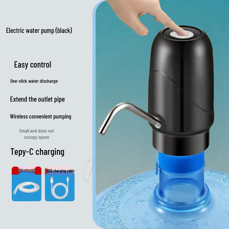 Электрический складной диспенсер для воды: Автоматический перезаряжаемый ручной насос для бутилированной воды