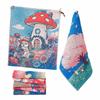 Cartoon Handkerchief Towel 34x40cm Pure Cotton Dish Cloth Cute Kitchen Towel  Home Restaurant