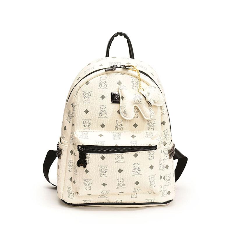 Ранняя весна новая высококлассная сумка медведь классический рюкзак универсальный на одно плечо женский