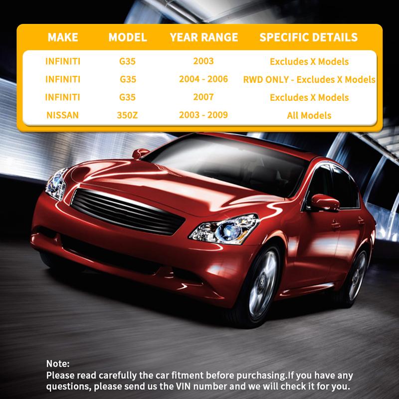 Svenubee 2 шт. Комплект наконечников стоек стабилизатора для INFINITI G35 NISSAN 350Z 2003 2004 2005 2006 2007 2008 2009