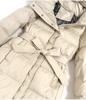 Women's Winter 2025 Hooded Slim-fit Thick Down Coat with Waist Cinching