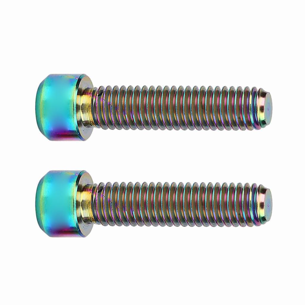 RISK 2 шт. болтов M6 X 25 мм для суппорта дискового тормоза горного велосипеда (многокрасочный)