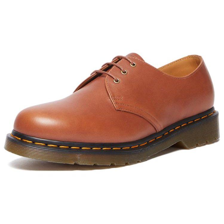 Dr. Martens Leather Casual Lace-Up Shoes Men sneaker Brown 30683225