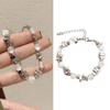 Креативный браслет из бисера, регулируемый браслет, простой элегантный подарок для женщины