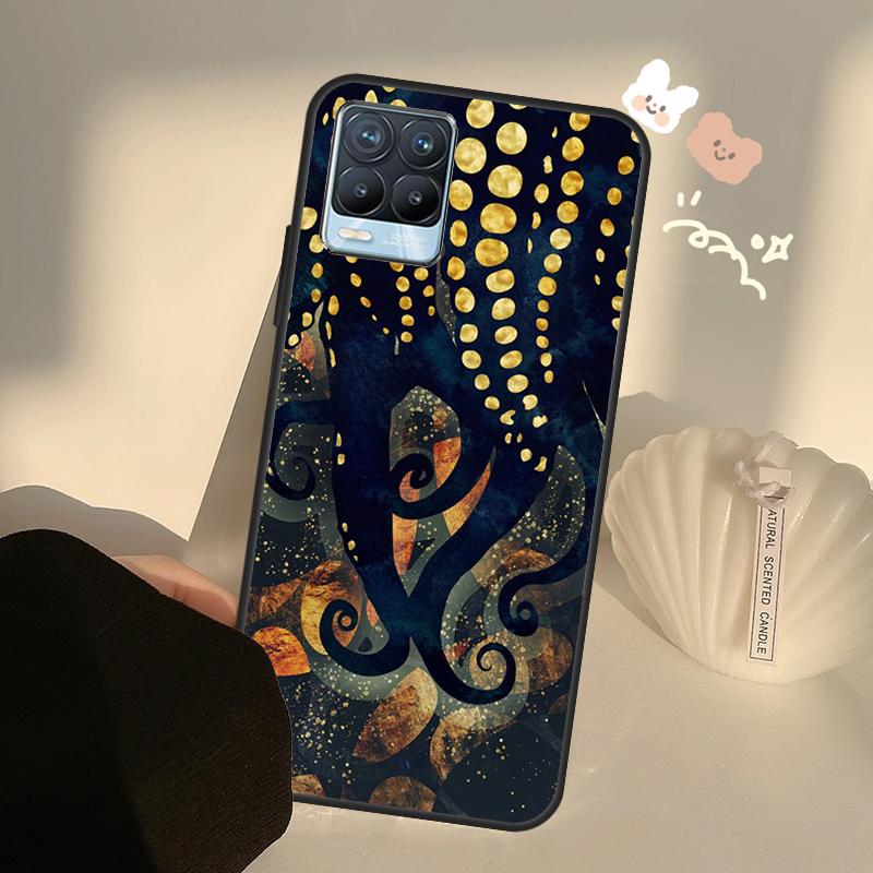 Эстетика Океанического Осьминога Для Realme 8 9 Pro Plus GT Neo 2 GT Master 9i 8i Чехол для Телефона Для OnePlus 9 10 Pro 9R Nord2